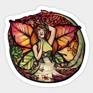 Beech Tree Fairy Sticker